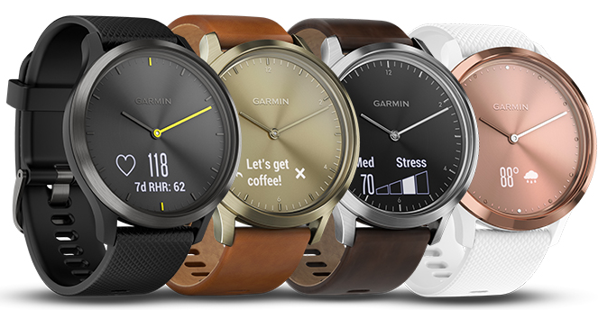 Garmin - Гибридные часы с трекером активности VivoMove HR Premium