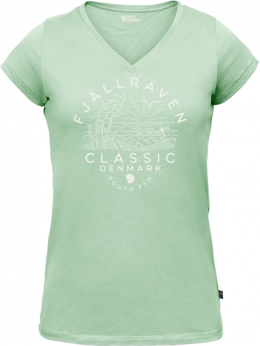 Fjallraven - Женская хлопковая футболка Classic DK