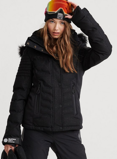 Superdry - Эффектная куртка для горных лыж Luxe Snow Puffer Jacket