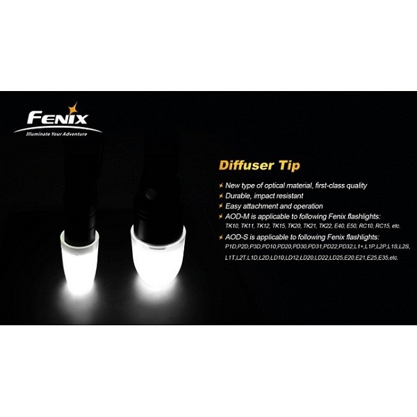 Fenix - Диффузионный фильтр для фонаря AOD-M