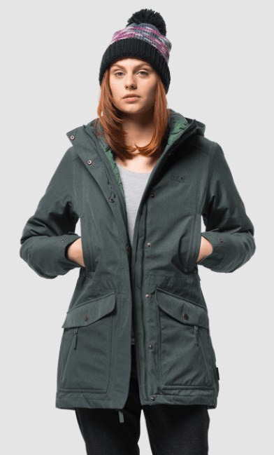 Зимняя утепленная парка Jack Wolfskin Coastal Range Parka