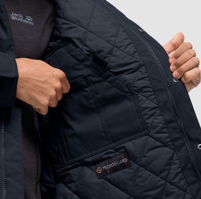 Зимняя мужская куртка Jack Wolfskin Point Barrow