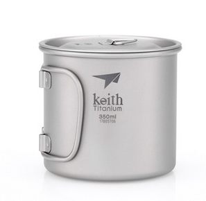 Кружка титановая Keith Ti3240 Ultralight Mug Titan 0.35