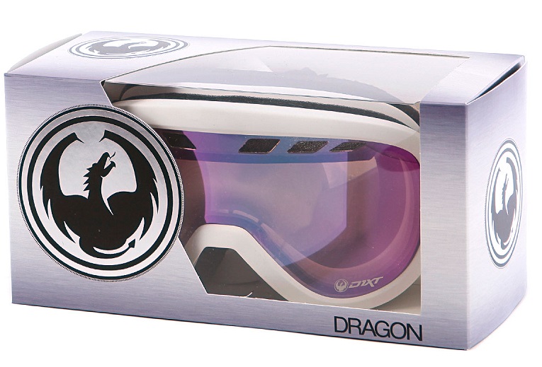 Dragon Alliance - Сноубордическая маска D1.XT (оправа Powder, линза Pink Ionized)