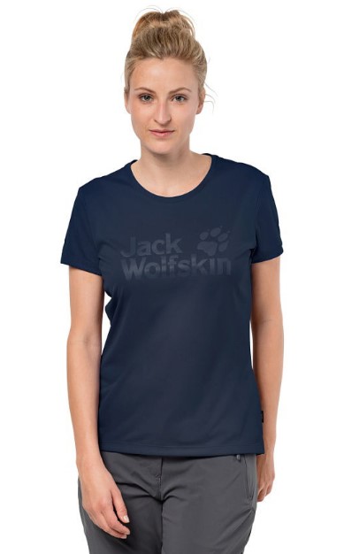 Jack Wolfskin - Фирменная футболка Rock Chill Logo T Women