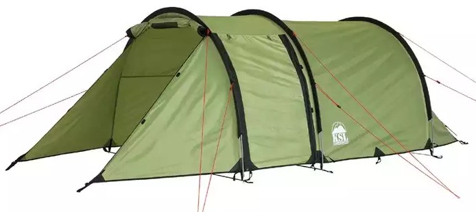 KSL - Палатка туристическая Half Roll 3