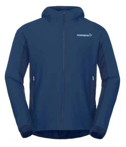 Norrona - Софтшел-куртка для мужчин Bitihorn Windstopper Zip-Hood