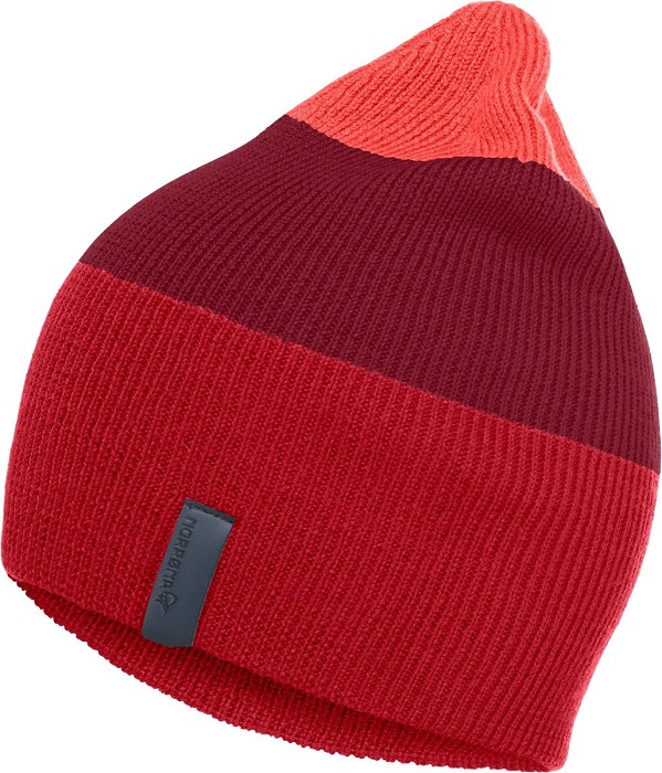 Norrona - Полосатая шапка 29 Striped Mid Weight Beanie