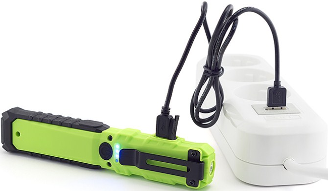 Яркий луч - Аккумуляторный светодиодный фонарь Optimus Accu Slim