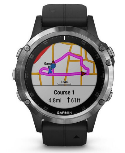 Garmin - Cпортивные часы Fenix 5 PLUS Glass RUSSIA