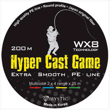 Леска для морской рыбалки Mystic Hyper Cast Game 200