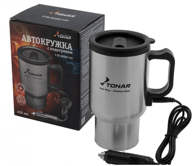 Термокружка для автомобиля Tonar 12V T.TK-EA28F-450 0.45