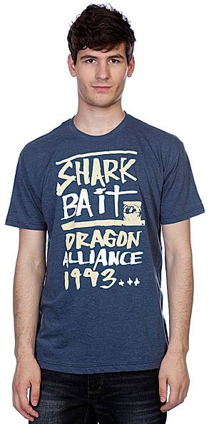 Dragon Alliance - Мужская футболка с коротким рукавом Shark Bait Tee 3 Slim F12