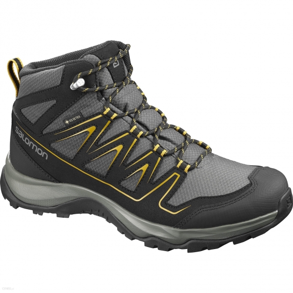 Удобные ботинки Salomon  Onis mid gtx beluga/bk/arrowwood