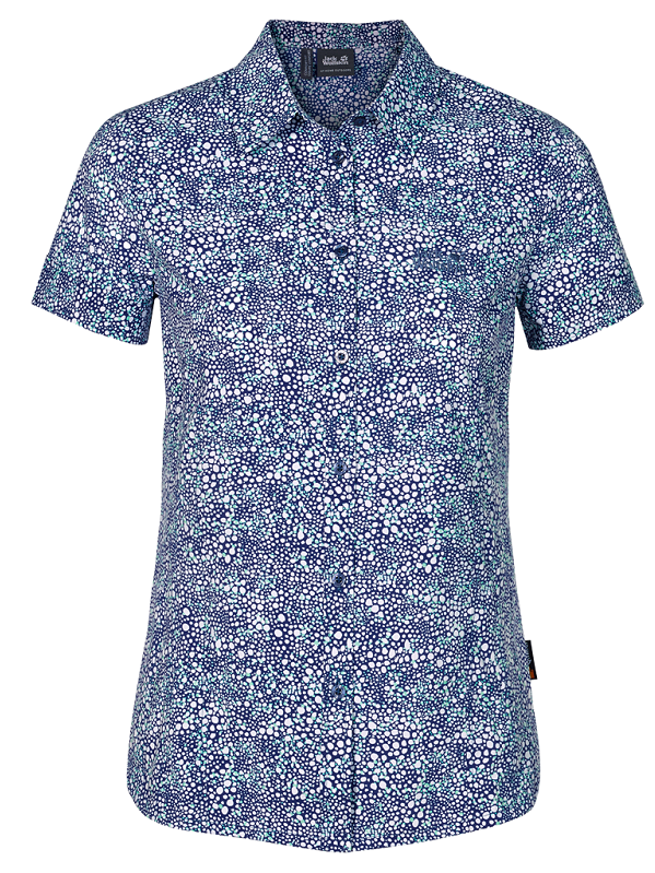 Jack Wolfskin — Рубашка повседневная женская Wahia Print Shirt W