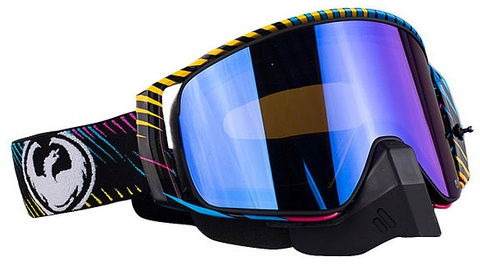 Dragon Alliance - Горнолыжные очки NFX2 SNOWMO (оправа Blur, линзы Blue Steel + Rose)