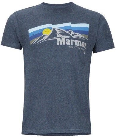 Marmot - Летняя футболка мужская Sunsetter Tee SS