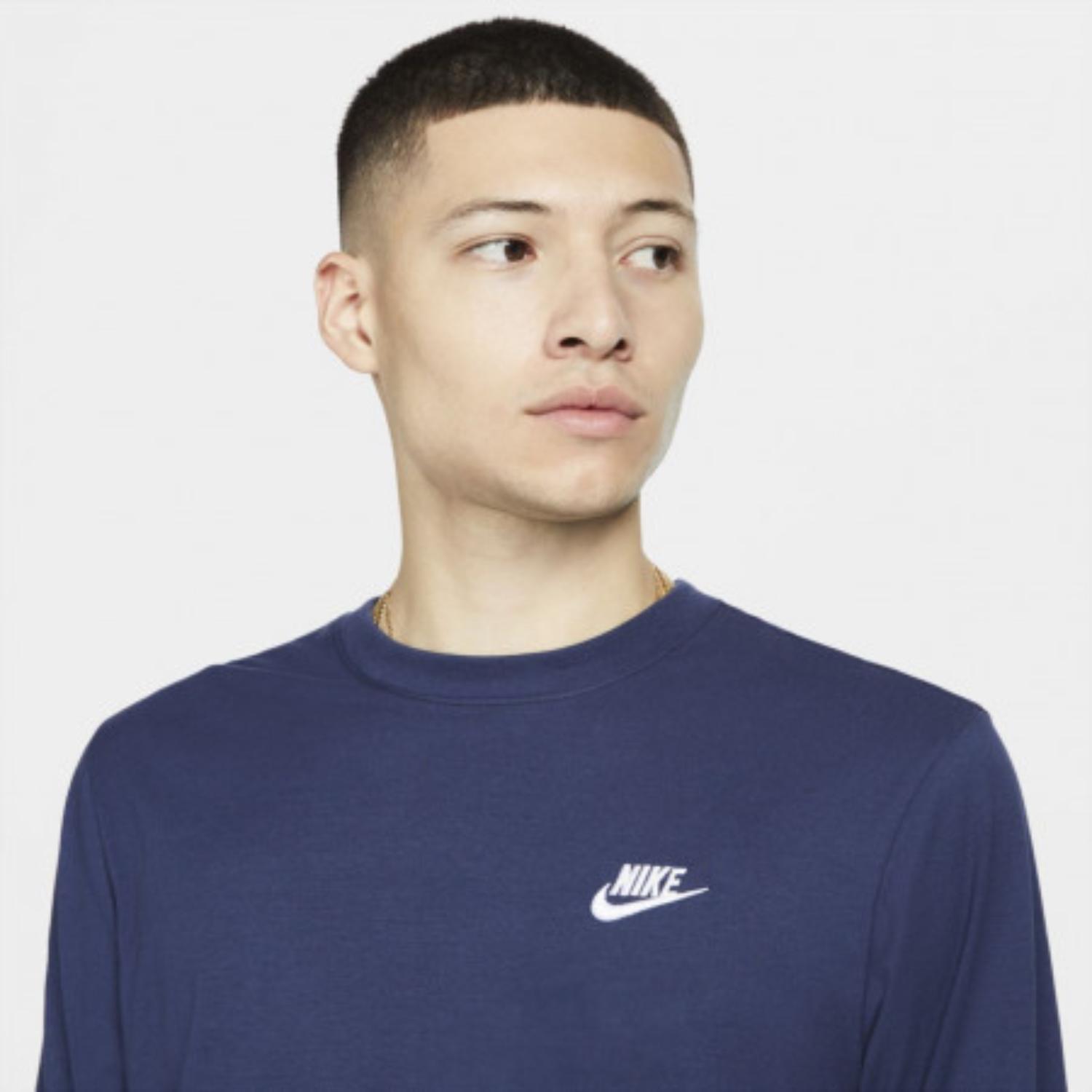 Удобная мужская футболка с длинным рукавом Nike Sportswear