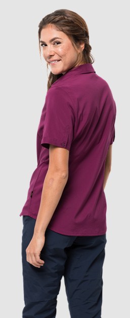 Jack Wolfskin — Рубашка с коротким рукавом Sonora Shirt W