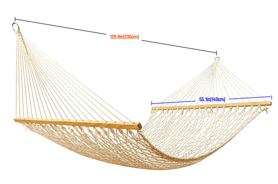 King Camp - Легкий гамак 3766 Cotton Net Hammock