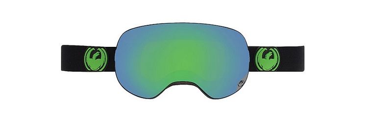 Dragon Alliance - Горнолыжные очки X2 (оправа Jet, линзы Green Ion + Yellow Blue Ion)