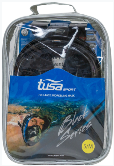 Tusa - Маска для сноркелинга Sport Black Series UM8001