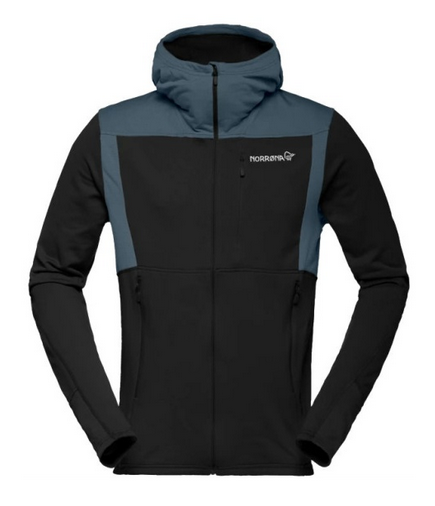 Norrona - Мужская флисовая куртка Falketind Warm1 Stretch Zip Hoodie