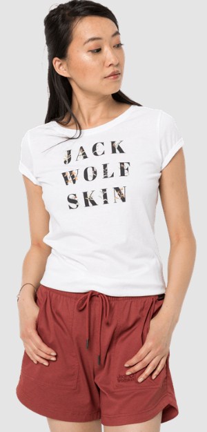 Женская футболка Jack Wolfskin Flower Letter T W