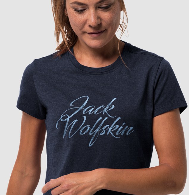 Jack Wolfskin - Летняя футболка Brand T W