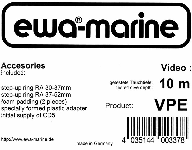 Ewa-Marine - Герметичный мягкий бокс для видеокамер VPE