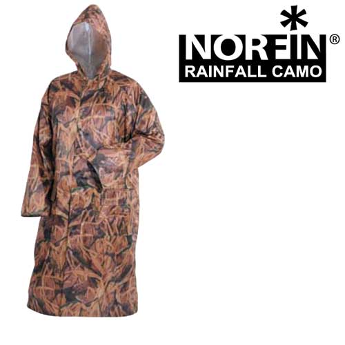 Norfin - Пончо длинное влагозащитное Rainfall Camo