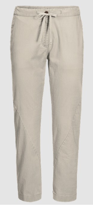 Jack Wolfskin - Летние хлопковые брюки Blue Lake Pants W