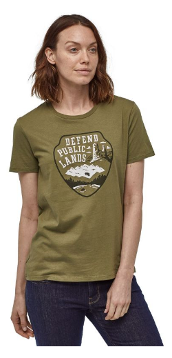 Patagonia - Футболка с принтом Defend Public Lands Organic Crew T-Shirt