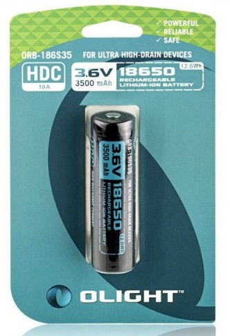 Литий-ионная батарея Olight 18650 HDC 3,7 B 3500 mAh