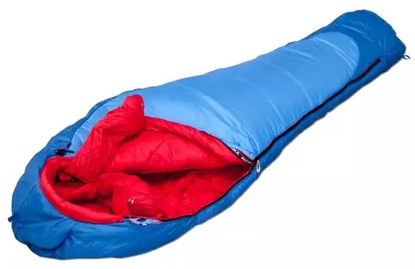 Спальный мешок-кокон с правой молнией Alаexika Glacier (комфорт -11)