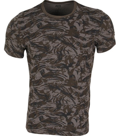 Сплав - Износостойкая мужская футболка stretch камуфлированная