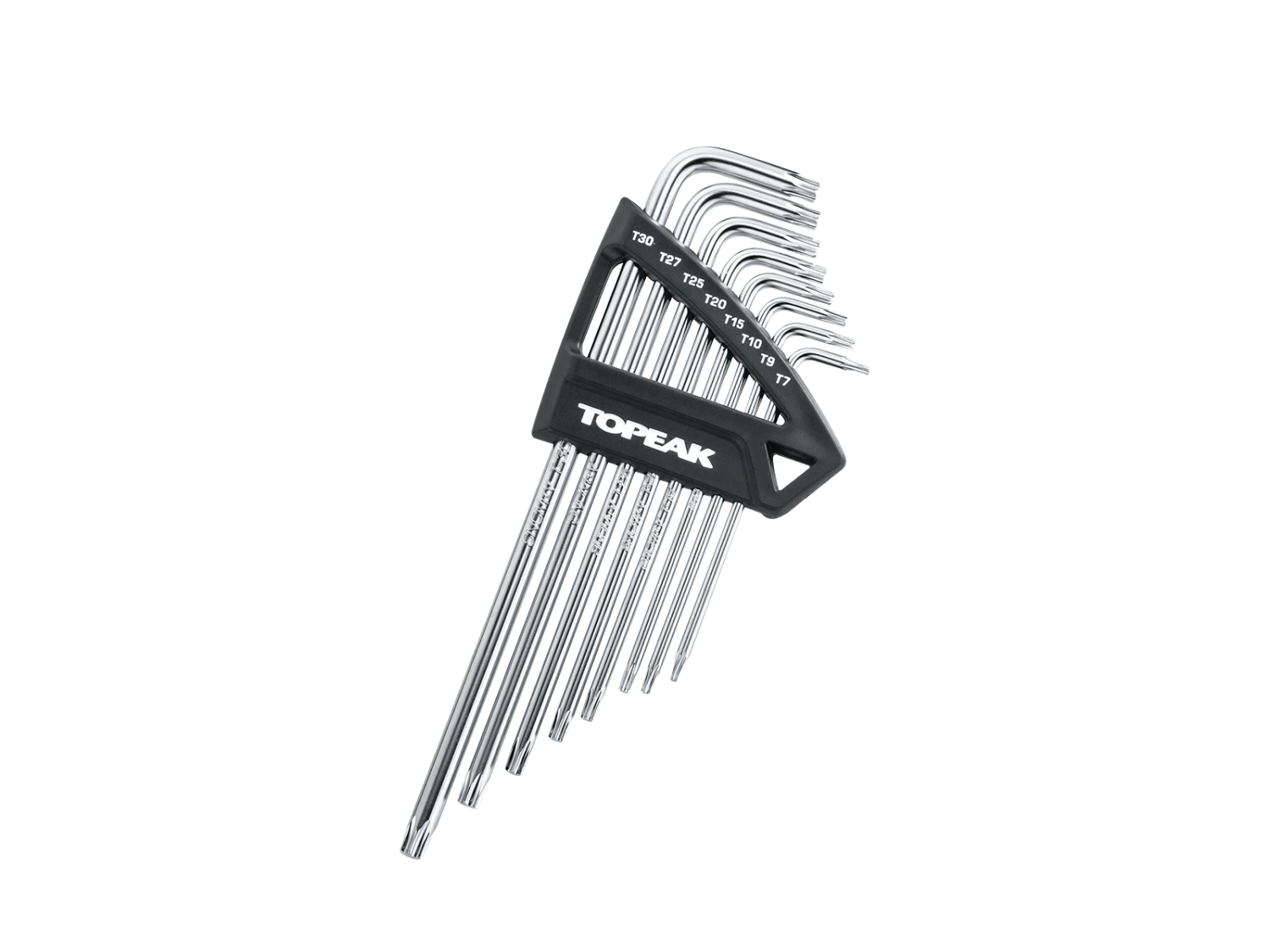 Профессиональный набор ключей Topeak Torx Wrench Set T7/T9/T10/T15/T20/T25/T27/T30