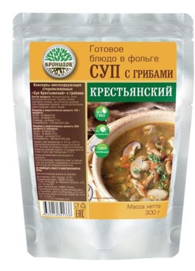 Наваристый суп Кронидов Крестьянский с грибами