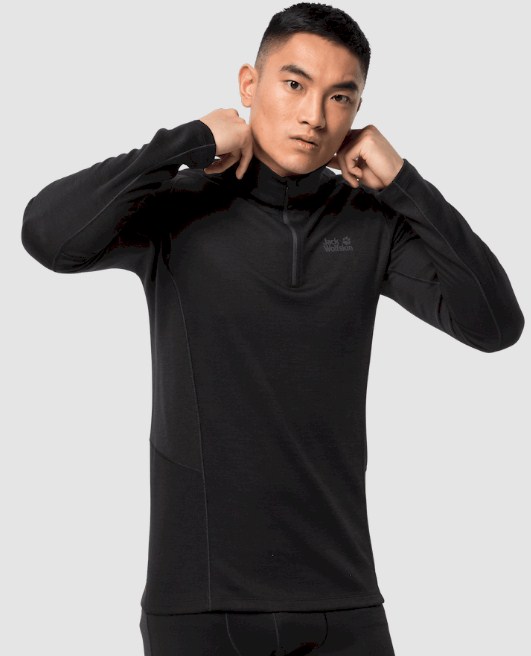 Практичная футболка с длинным рукавом Jack Woilfskin Arctic XT Half Zip M