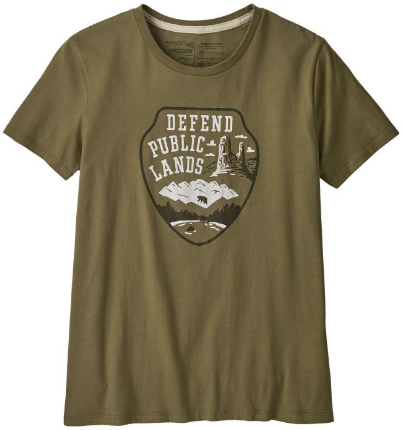 Patagonia - Футболка с принтом Defend Public Lands Organic Crew T-Shirt