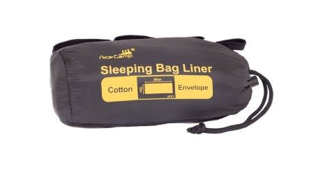 Удобный Вкладыш в спальный мешок из эпонжа Ace Camp Sleeping Bag Line Pongee Envelope
