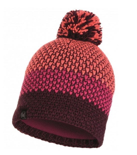 Buff - Вязаная шапка Knitted & Polar Hat Tilda Bright Pink