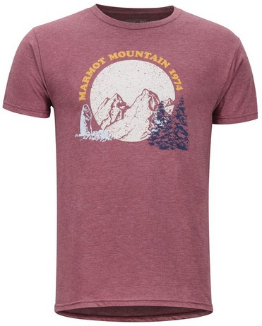 Marmot - Легкая мужская футболка oback Tee SS