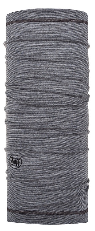 Buff – Шерстяная бандана для детей Lightweight Merino Wool Grey Multi Stripes