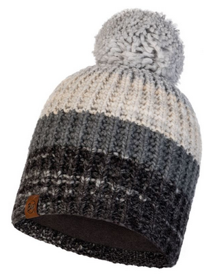 Buff - Шапка женская утепленная Knitted & Polar Hat Alina Grey