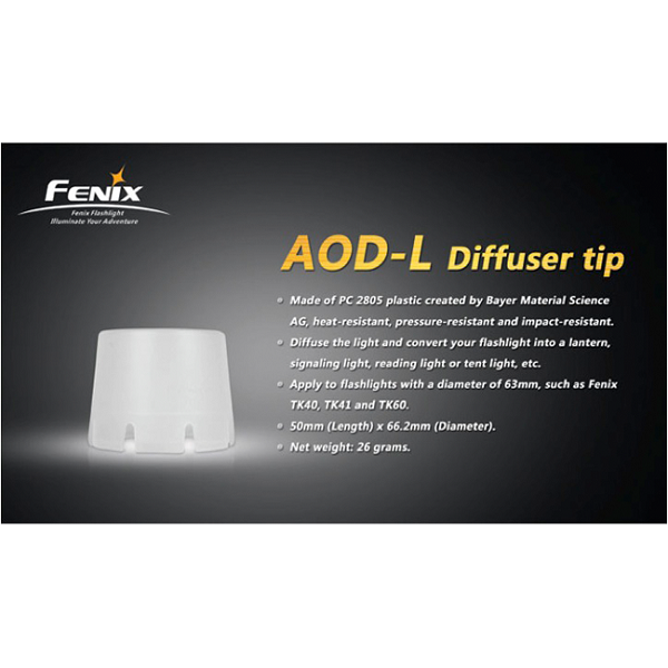 Fenix - Насадка-фильтр для фонаря AOD-L
