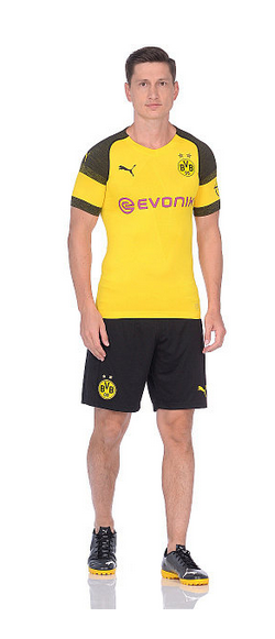Puma - Футболка с эмблемой клуба BVB Authentic Home Shirt