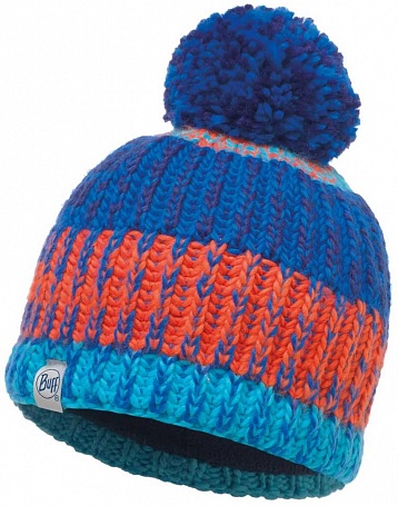 Buff - Яркая шапка с помпоном Knitted & Polar Hat Child Twist