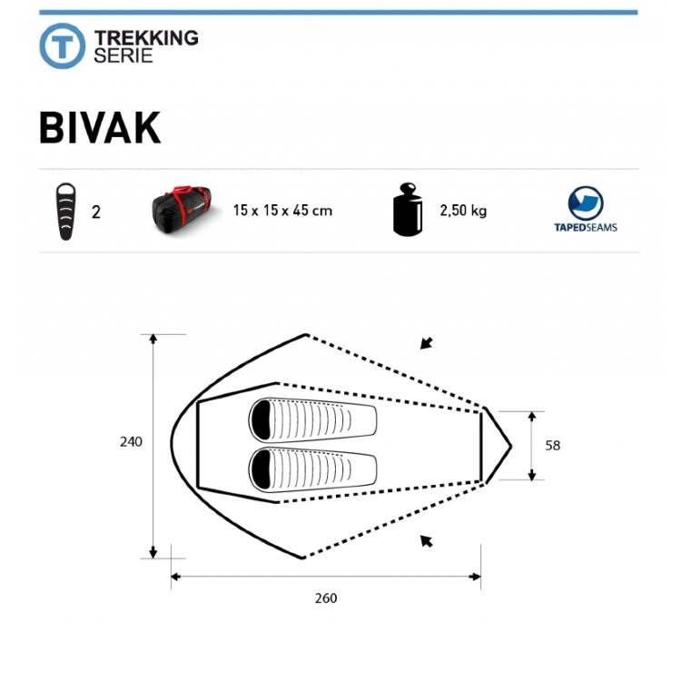 Trimm - Палатка для горных походов Trekking Bivak 2