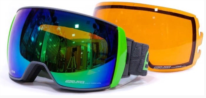Salice - Зеркальные очки горнолыжные 605Darwf w. Coffre & Spare Lens